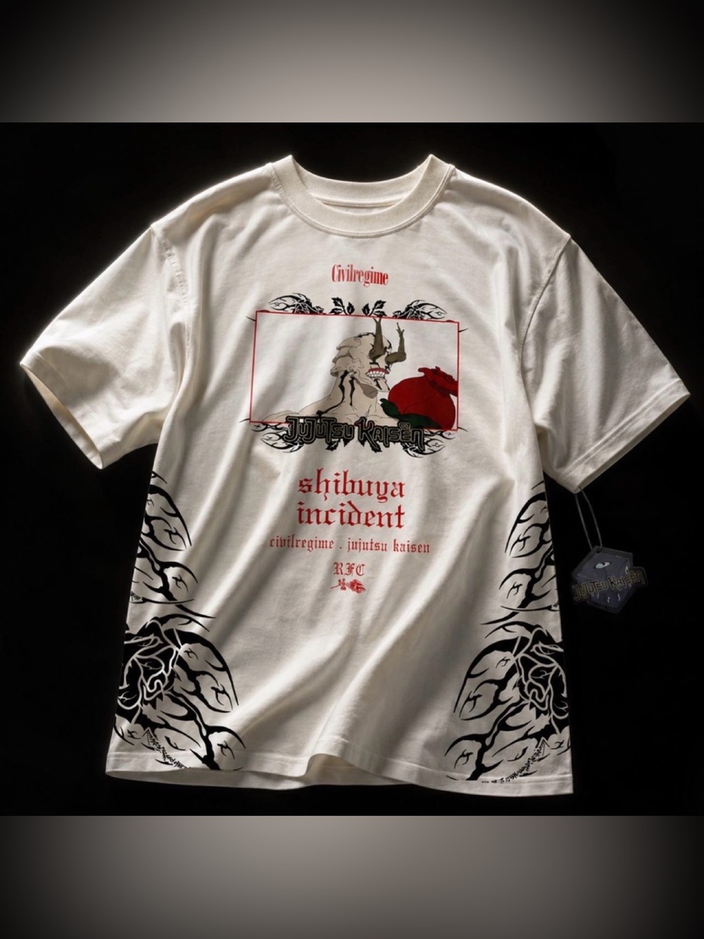 Civil Regime × Jujutsu Kaisen ‘Shibuya Incident’ Hanami Tee - Size L - NWT